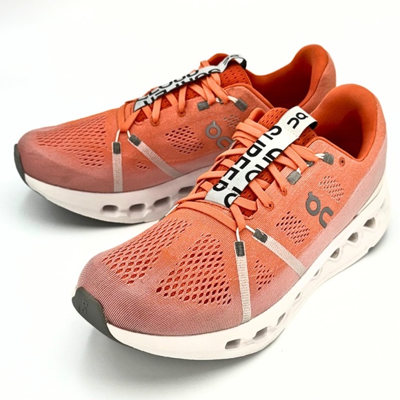 On Running Cloudsurfer Men’s 11.5 Flame Orange Running Shoes Athletic Trainers - Picture 6 of 10
